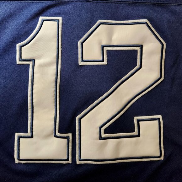 Roger Staubach Cowboys Mitchell & Ness Throwback Authentics Jersey Size 60 Blue - Picture 3 of 9